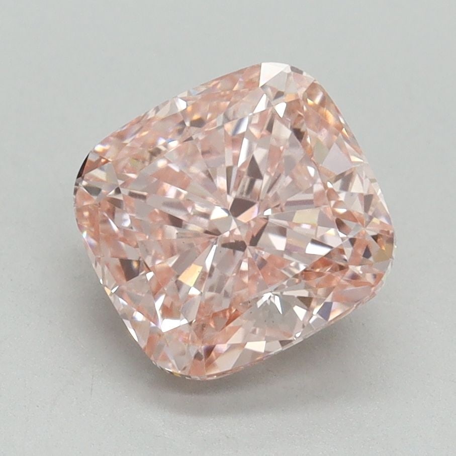 Loose Diamond - CUSHION MODIFIED 2.3ct Fancy Vivid Pink VS2: Loose Diamond - CUSHION MODIFIED 2.3ct Fancy Vivid Pink VS2 Source: This is a real non-mined Diamond that has been grown in a lab Shape: CUSHION MODIFIED Carats: 2.3 Color: Fancy Vivid Pink Certificat