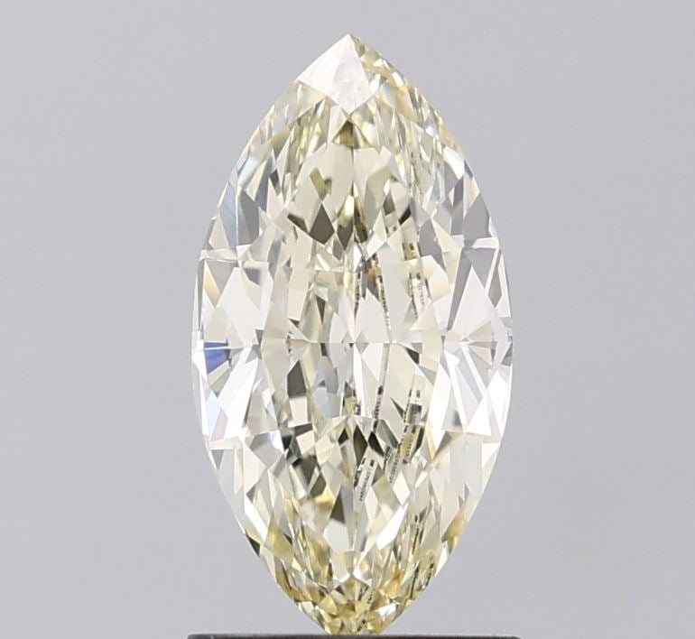 Loose Diamond - MARQUISE 1.5ct Fancy Light Yellow VVS1: Loose Diamond - MARQUISE 1.5ct Fancy Light Yellow VVS1 Source: This is a real non-mined Diamond that has been grown in a lab Shape: MARQUISE Carats: 1.5 Color: Fancy Light Yellow Certification: IGI Vi