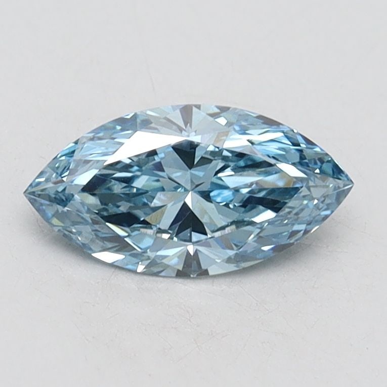 Loose Diamond - MARQUISE 0.68ct Fancy Vivid Blue VS1: Loose Diamond - MARQUISE 0.68ct Fancy Vivid Blue VS1 Source: This is a real non-mined Diamond that has been grown in a lab Shape: MARQUISE Carats: 0.68 Color: Fancy Vivid Blue Certification: IGI Video