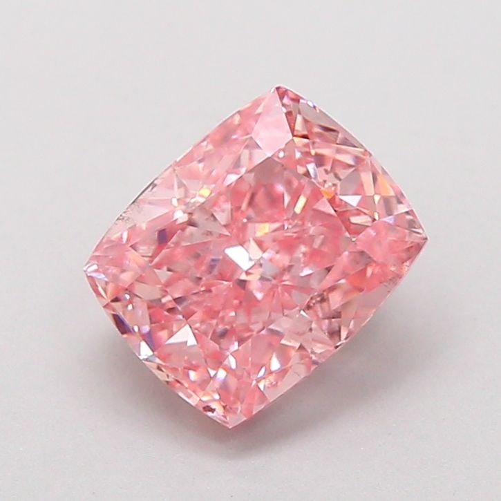 Loose Diamond - CUSHION MODIFIED 2.01ct Fancy Vivid Pink VS2: Loose Diamond - CUSHION MODIFIED 2.01ct Fancy Vivid Pink VS2 Source: This is a real non-mined Diamond that has been grown in a lab Shape: CUSHION MODIFIED Carats: 2.01 Color: Fancy Vivid Pink Certific