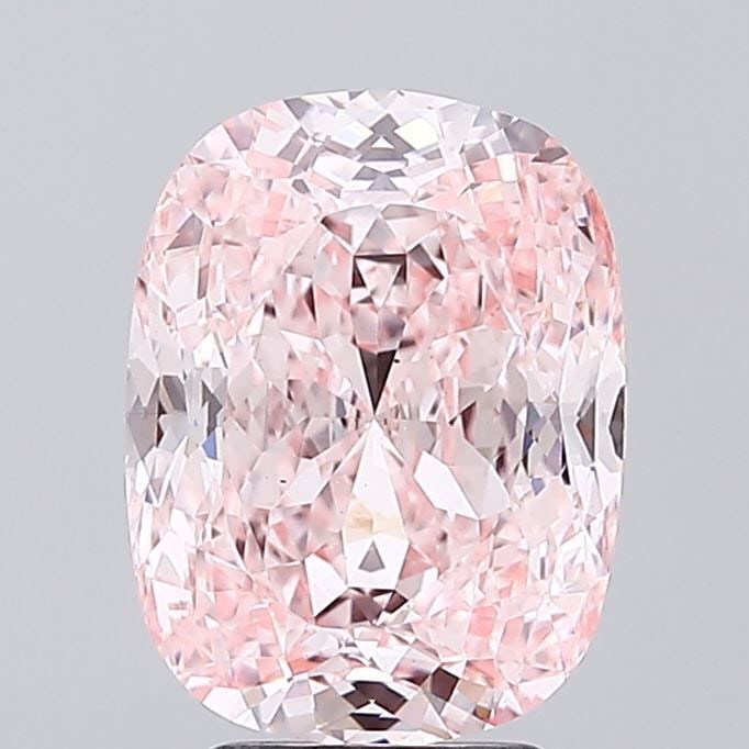 Loose Diamond - CUSHION MODIFIED 4.0ct Fancy Vivid Pink VS1: Loose Diamond - CUSHION MODIFIED 4.0ct Fancy Vivid Pink VS1 Source: This is a real non-mined Diamond that has been grown in a lab Shape: CUSHION MODIFIED Carats: 4.0 Color: Fancy Vivid Pink Certificat