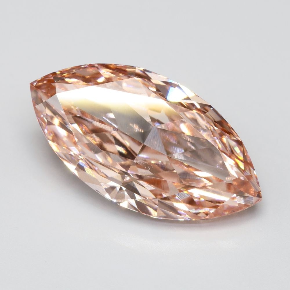 Loose Diamond - MARQUISE 7.12ct Fancy Vivid Pink VS1: Loose Diamond - MARQUISE 7.12ct Fancy Vivid Pink VS1 Source: This is a real non-mined Diamond that has been grown in a lab Shape: MARQUISE Carats: 7.12 Color: Fancy Vivid Pink Certification: IGI Video