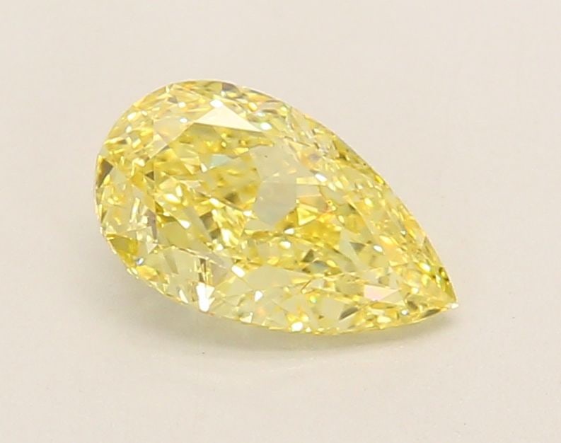 Loose Diamond - PEAR 1.04ct Fancy Intense Yellow VS1: Loose Diamond - PEAR 1.04ct Fancy Intense Yellow VS1 Source: This is a real non-mined Diamond that has been grown in a lab Shape: PEAR Carats: 1.04 Color: Fancy Intense Yellow Certification: IGI Video