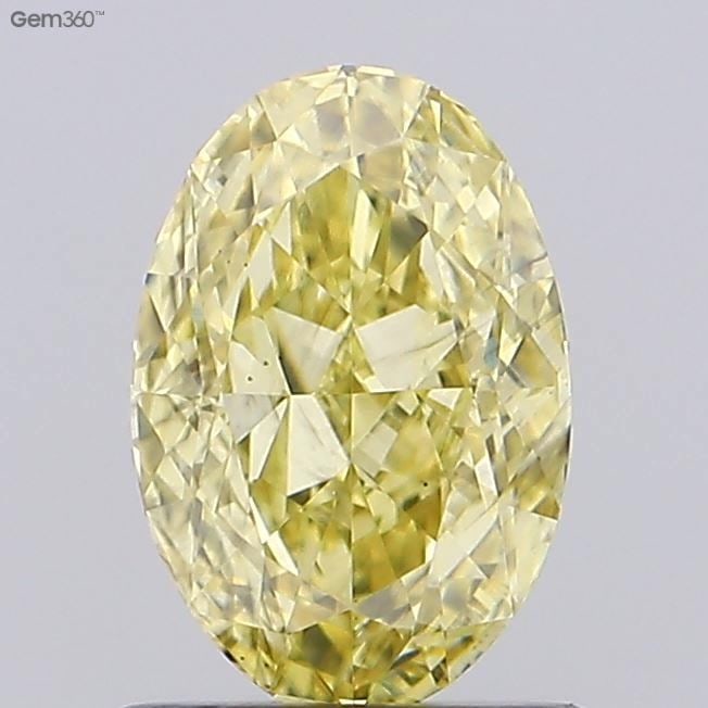 Loose Diamond - OVAL 1.01ct Fancy Intense Yellow VS2: Loose Diamond - OVAL 1.01ct Fancy Intense Yellow VS2 Source: This is a real non-mined Diamond that has been grown in a lab Shape: OVAL Carats: 1.01 Color: Fancy Intense Yellow Certification: IGI Video