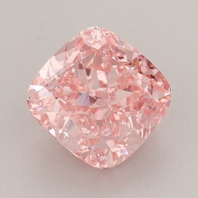Loose Diamond - CUSHION BRILLIANT 1.42ct Fancy Vivid Pink VS1: Loose Diamond - CUSHION BRILLIANT 1.42ct Fancy Vivid Pink VS1 Source: This is a real non-mined Diamond that has been grown in a lab Shape: CUSHION BRILLIANT Carats: 1.42 Color: Fancy Vivid Pink Certif