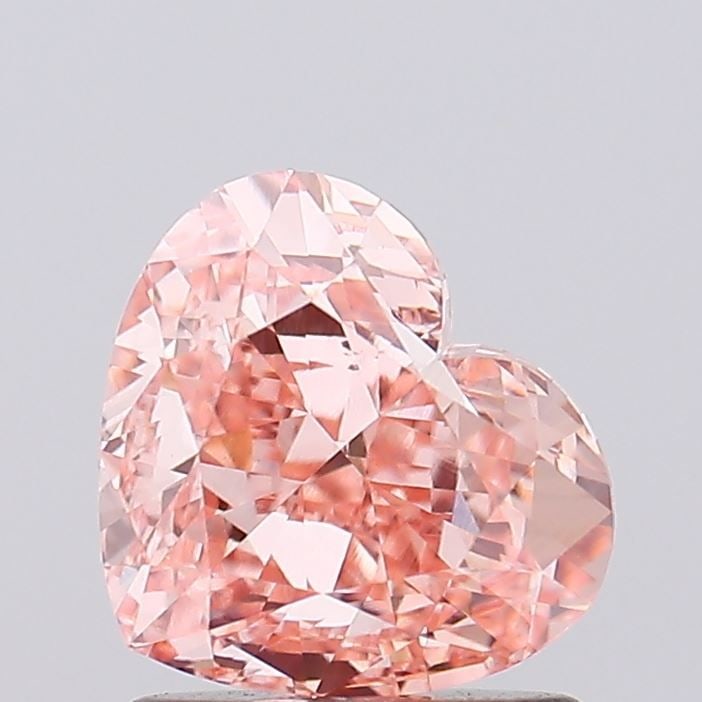 Loose Diamond - HEART 1.56ct Fancy Intense Pink VS1: Loose Diamond - HEART 1.56ct Fancy Intense Pink VS1 Source: This is a real non-mined Diamond that has been grown in a lab Shape: HEART Carats: 1.56 Color: Fancy Intense Pink Certification: IGI Video: