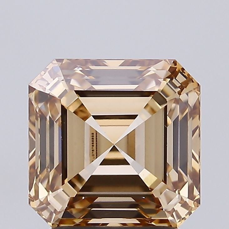 Loose Diamond - ASSCHER 2.07ct Fancy Brown VS1: Loose Diamond - ASSCHER 2.07ct Fancy Brown VS1 Source: This is a real non-mined Diamond that has been grown in a lab Shape: ASSCHER Carats: 2.07 Color: Fancy Brown Certification: IGI Video: