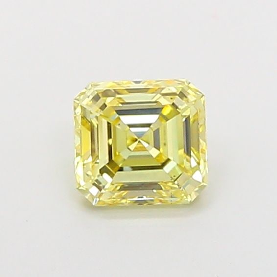 Loose Diamond - ASSCHER 1.02ct Fancy Yellow VS2: Loose Diamond - ASSCHER 1.02ct Fancy Yellow VS2 Source: This is a real non-mined Diamond that has been grown in a lab Shape: ASSCHER Carats: 1.02 Color: Fancy Yellow Certification: IGI Video: