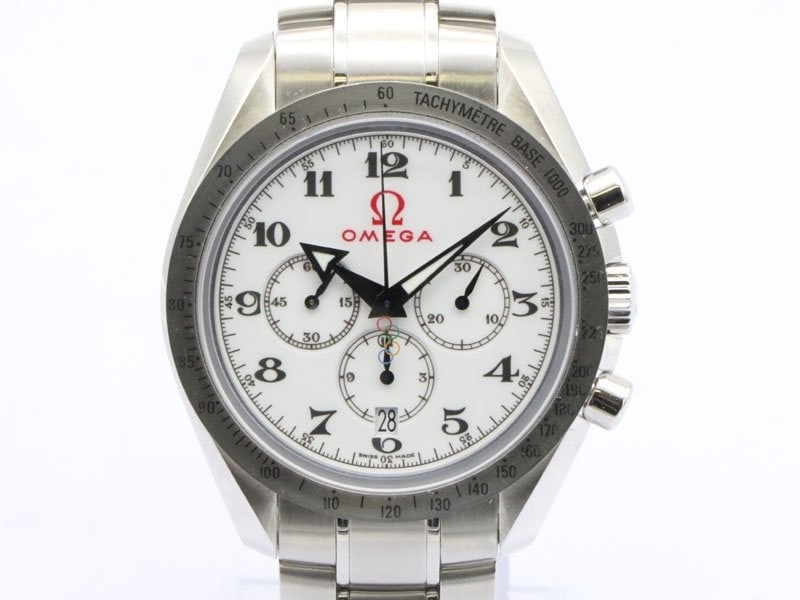 Omega Speedmaster Broad Arrow Olympic 42mm Automatic Chronograph: Omega Speedmaster Broad Arrow Olympic 42mm Automatic Chronograph This Omega Speedmaster Broad Arrow Olympic men's wristwatch, model 321.10.42.50.04.001, features a stainless steel case and bracelet wi