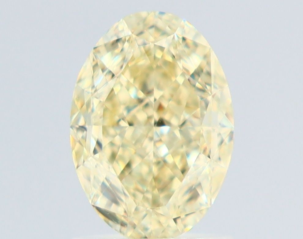 Loose Diamond - OVAL 1.65ct Fancy Light Yellow VS2: Loose Diamond - OVAL 1.65ct Fancy Light Yellow VS2 Source: Natural Shape: OVAL Carats: 1.65 Color: Fancy Light Yellow Certification: GIA Video: