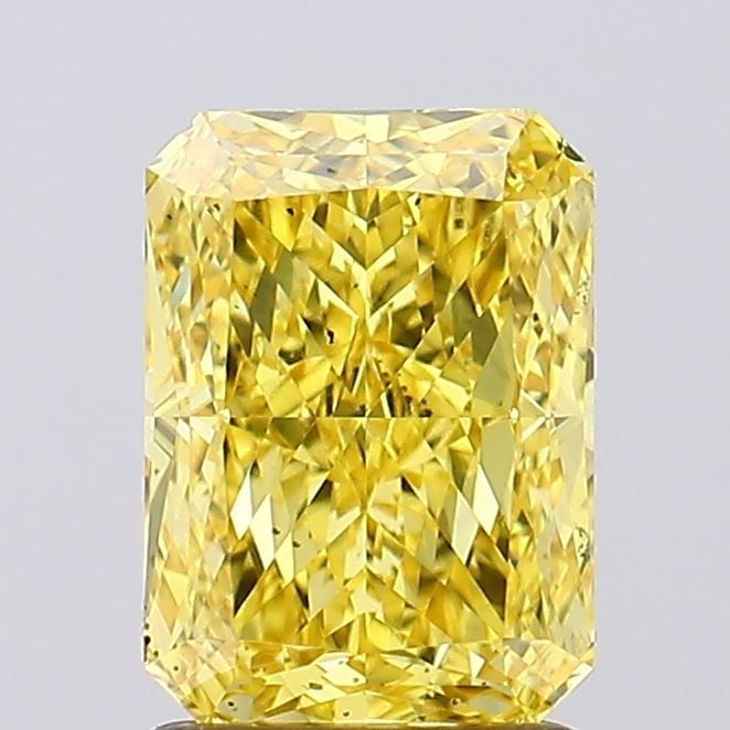 Loose Diamond - RADIANT 1.6ct Fancy Vivid Yellow VS2: Loose Diamond - RADIANT 1.6ct Fancy Vivid Yellow VS2 Source: This is a real non-mined Diamond that has been grown in a lab Shape: RADIANT Carats: 1.6 Color: Fancy Vivid Yellow Certification: IGI Video