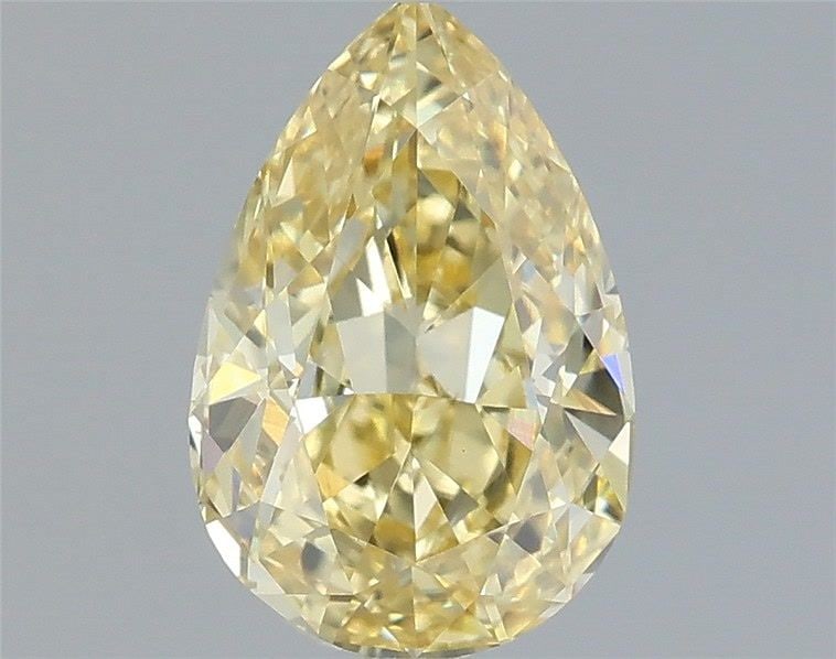 Loose Diamond - PEAR 1.04ct Fancy Intense Yellow VS1: Loose Diamond - PEAR 1.04ct Fancy Intense Yellow VS1 Source: This is a real non-mined Diamond that has been grown in a lab Shape: PEAR Carats: 1.04 Color: Fancy Intense Yellow Certification: IGI Video