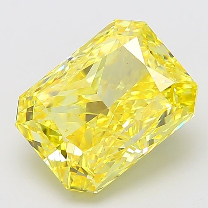 Loose Diamond - RADIANT 7.02ct Fancy Vivid Yellow VS1: Loose Diamond - RADIANT 7.02ct Fancy Vivid Yellow VS1 Source: This is a real non-mined Diamond that has been grown in a lab Shape: RADIANT Carats: 7.02 Color: Fancy Vivid Yellow Certification: IGI Vid