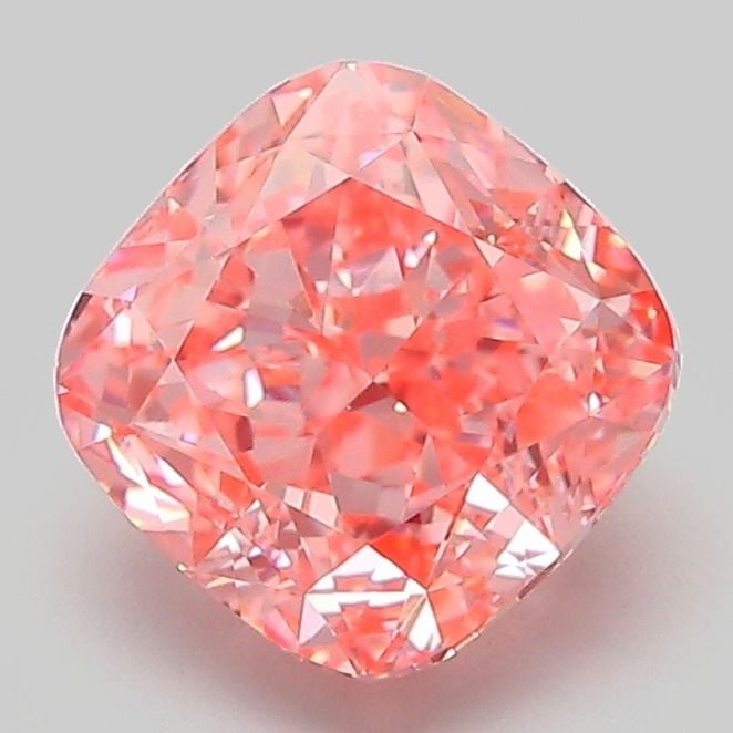 Loose Diamond - CUSHION MODIFIED 2.06ct Fancy Vivid Pink VS2: Loose Diamond - CUSHION MODIFIED 2.06ct Fancy Vivid Pink VS2 Source: This is a real non-mined Diamond that has been grown in a lab Shape: CUSHION MODIFIED Carats: 2.06 Color: Fancy Vivid Pink Certific