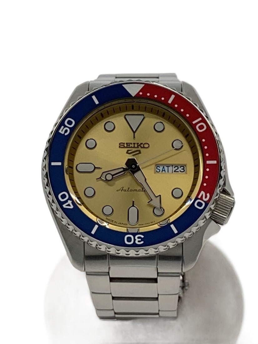 Seiko 5 Sports Beatmaker Limited Edition Automatic Wristwatch 4R36-12F0: Seiko 5 Sports Beatmaker Limited Edition Automatic Wristwatch 4R36-12F0 This SEIKO 5 Sports Custom Watch Beatmaker Limited Edition features an automatic movement and is designed for men. Made in Japan