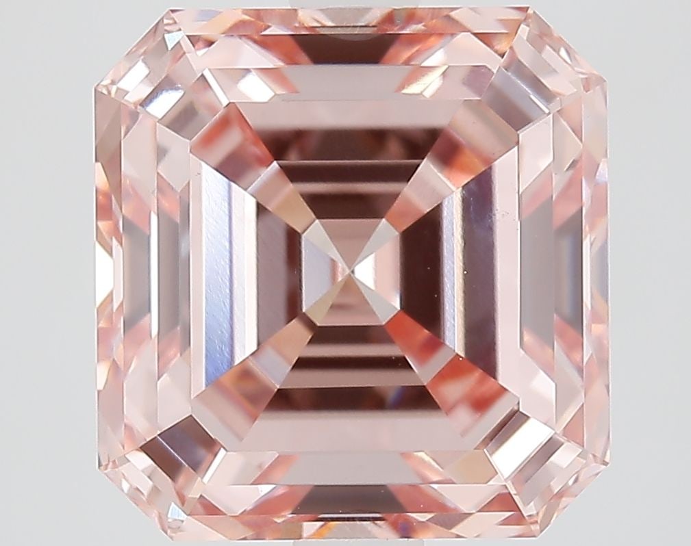 Loose Diamond - ASSCHER 4.05ct Fancy Intense Pink VS1: Loose Diamond - ASSCHER 4.05ct Fancy Intense Pink VS1 Source: This is a real non-mined Diamond that has been grown in a lab Shape: ASSCHER Carats: 4.05 Color: Fancy Intense Pink Certification: IGI Vid