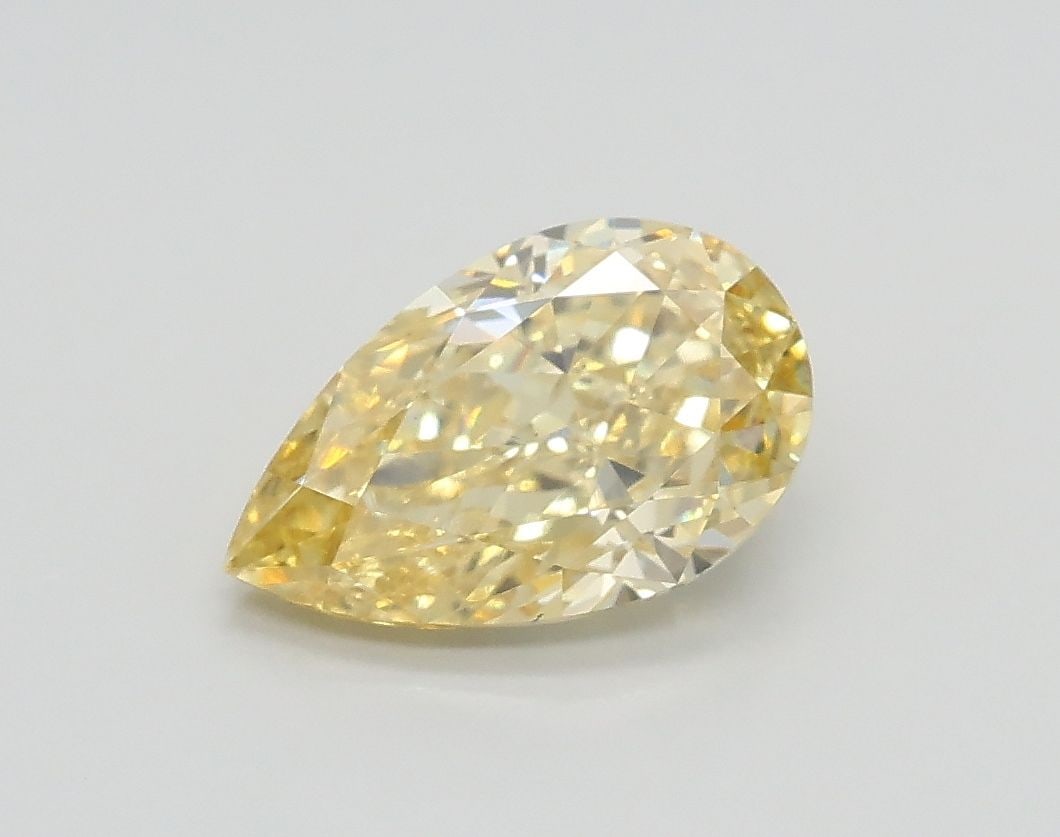 Loose Diamond - PEAR 1.05ct Fancy Intense Yellow VS1: Loose Diamond - PEAR 1.05ct Fancy Intense Yellow VS1 Source: This is a real non-mined Diamond that has been grown in a lab Shape: PEAR Carats: 1.05 Color: Fancy Intense Yellow Certification: IGI Video