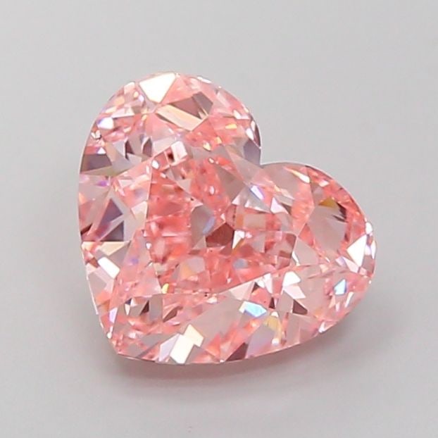 Loose Diamond - HEART 5.0ct Fancy Vivid Pink VS1: Loose Diamond - HEART 5.0ct Fancy Vivid Pink VS1 Source: This is a real non-mined Diamond that has been grown in a lab Shape: HEART Carats: 5.0 Color: Fancy Vivid Pink Certification: IGI Video: