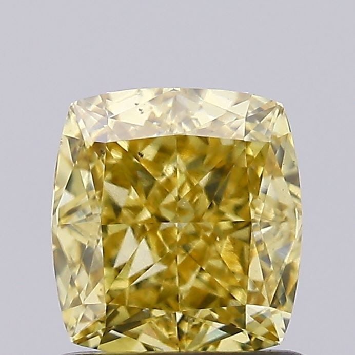 Loose Diamond - CUSHION MODIFIED 1.14ct Fancy Intense Yellow VS2: Loose Diamond - CUSHION MODIFIED 1.14ct Fancy Intense Yellow VS2 Source: This is a real non-mined Diamond that has been grown in a lab Shape: CUSHION MODIFIED Carats: 1.14 Color: Fancy Intense Yellow 