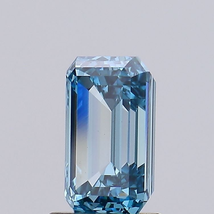 Loose Diamond - EMERALD 1.55ct Fancy Intense Greenish Blue VS1: Loose Diamond - EMERALD 1.55ct Fancy Intense Greenish Blue VS1 Source: This is a real non-mined Diamond that has been grown in a lab Shape: EMERALD Carats: 1.55 Color: Fancy Intense Greenish Blue Cert