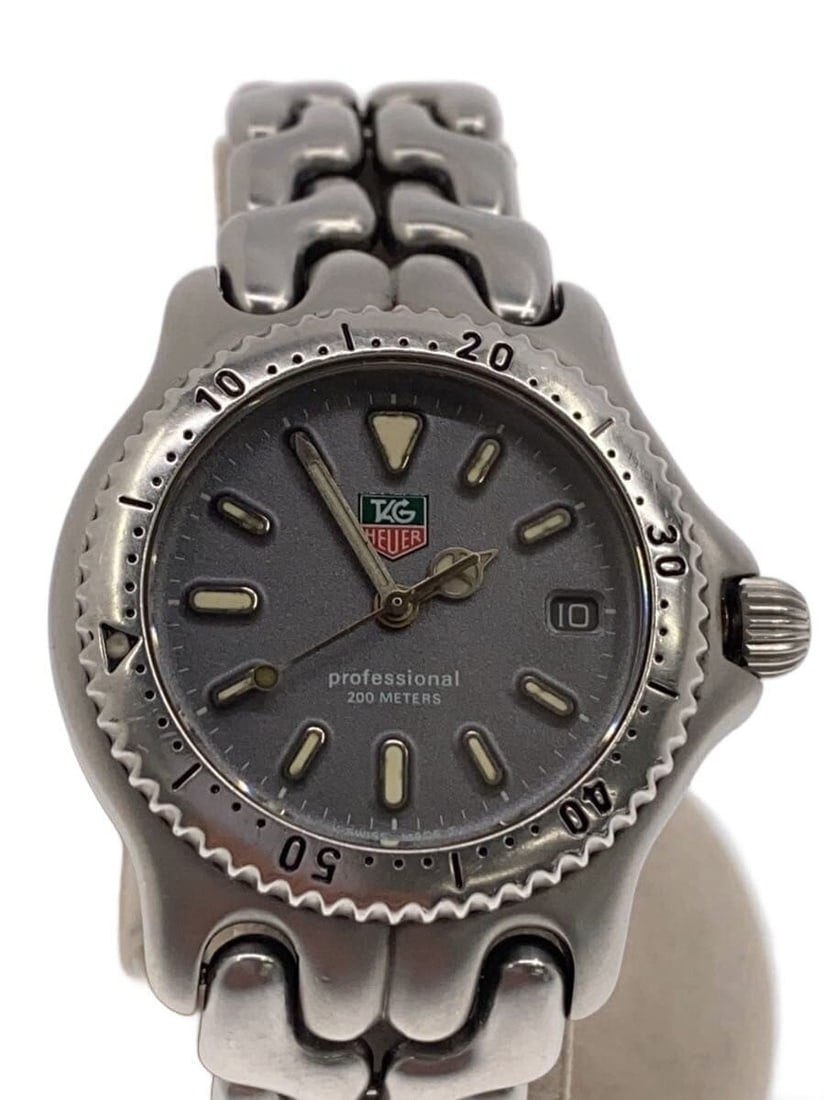 TAG Heuer Quartz Men's Swiss Wristwatch WG5221-PO Silver (1 of 8)