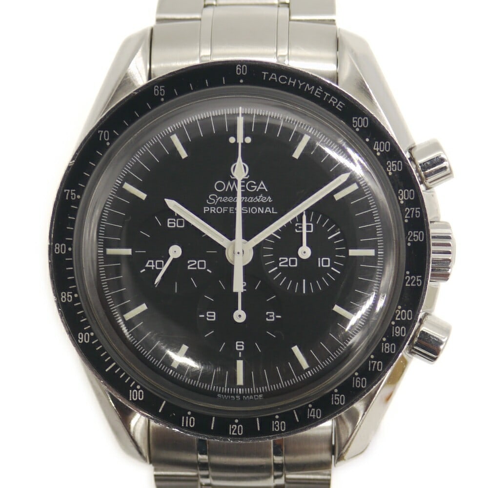 OMEGA Speedmaster Professional men's wristwatch 3572.50: OMEGA Speedmaster Professional men's wristwatch 3572.50 This OMEGA Speedmaster Professional 3572.50 is a Swiss-made men's wristwatch. It is a pre-owned timepiece designed for men, reflecting OMEGA's r