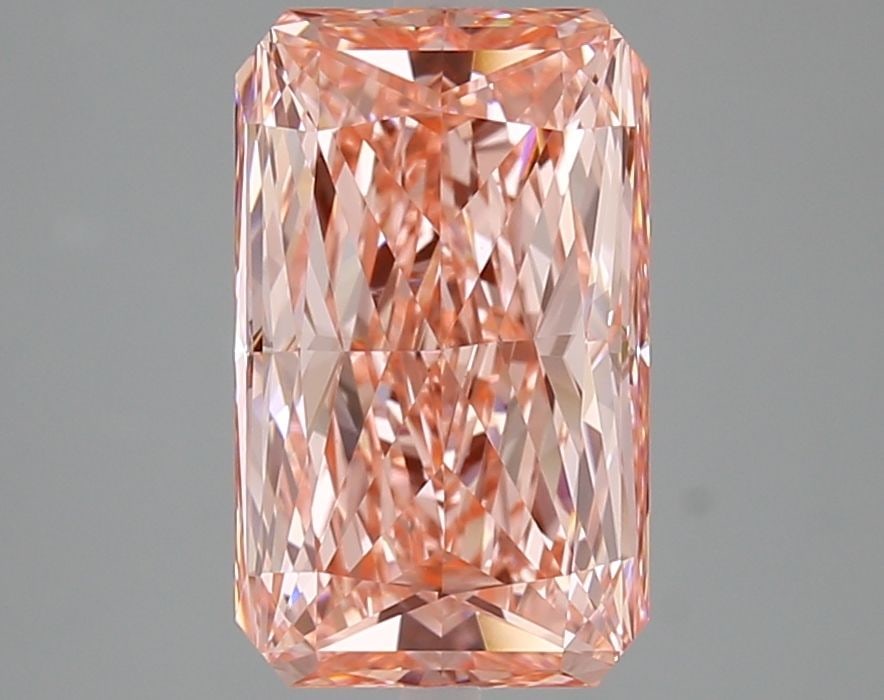 Loose Diamond - RADIANT 3.58ct Fancy Vivid Pink VVS2: Loose Diamond - RADIANT 3.58ct Fancy Vivid Pink VVS2 Source: This is a real non-mined Diamond that has been grown in a lab Shape: RADIANT Carats: 3.58 Color: Fancy Vivid Pink Certification: IGI Video: