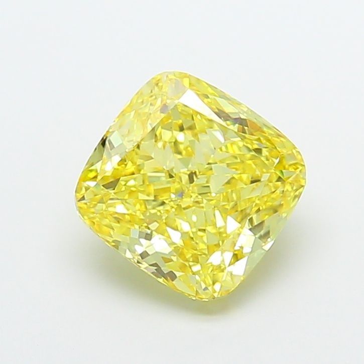 Loose Diamond - CUSHION MODIFIED 3.89ct Fancy Vivid Yellow VS1: Loose Diamond - CUSHION MODIFIED 3.89ct Fancy Vivid Yellow VS1 Source: This is a real non-mined Diamond that has been grown in a lab Shape: CUSHION MODIFIED Carats: 3.89 Color: Fancy Vivid Yellow