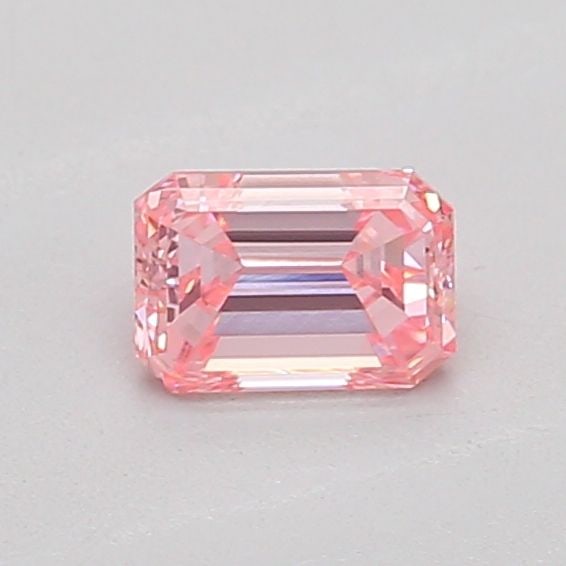 Loose Diamond - EMERALD 0.29ct Fancy Vivid Pink VVS2: Loose Diamond - EMERALD 0.29ct Fancy Vivid Pink VVS2 Source: This is a real non-mined Diamond that has been grown in a lab Shape: EMERALD Carats: 0.29 Color: Fancy Vivid Pink Certification: IGI The Di