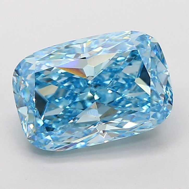 Loose Diamond - CUSHION MODIFIED 5.01ct Fancy Vivid Blue VS1: Loose Diamond - CUSHION MODIFIED 5.01ct Fancy Vivid Blue VS1 Source: This is a real non-mined Diamond that has been grown in a lab Shape: CUSHION MODIFIED Carats: 5.01 Color: Fancy Vivid Blue Certific
