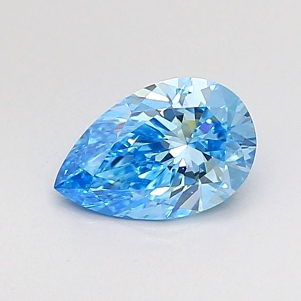 Loose Diamond - PEAR 0.52ct Blue VS1: Loose Diamond - PEAR 0.52ct Blue VS1 Source: This is a real non-mined Diamond that has been grown in a lab Shape: PEAR Carats: 0.52 Color: Blue Certification: NONE Video: