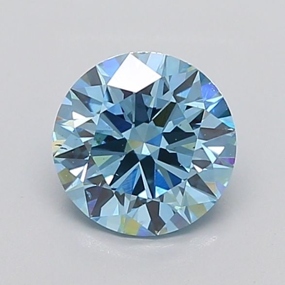 Loose Diamond - ROUND 2.0ct Fancy Vivid Blue VS2: Loose Diamond - ROUND 2.0ct Fancy Vivid Blue VS2 Source: This is a real non-mined Diamond that has been grown in a lab Shape: ROUND Carats: 2.0 Color: Fancy Vivid Blue Certification: IGI The Diamond