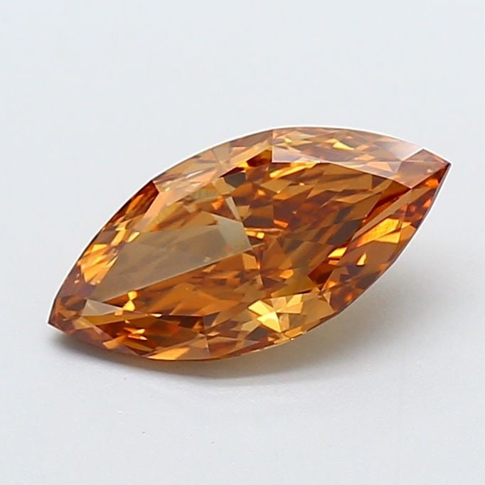 Loose Diamond - MARQUISE 1.41ct Fancy Brown VVS2: Loose Diamond - MARQUISE 1.41ct Fancy Brown VVS2 Source: This is a real non-mined Diamond that has been grown in a lab Shape: MARQUISE Carats: 1.41 Color: Fancy Brown Certification: IGI Video: