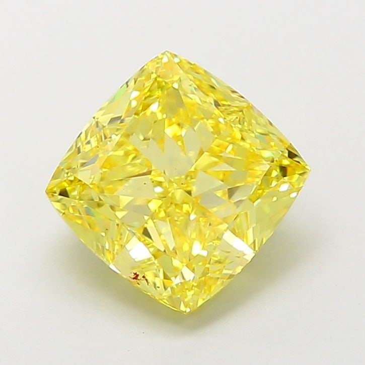 Loose Diamond - CUSHION MODIFIED 3.05ct Fancy Vivid Yellow VS1: Loose Diamond - CUSHION MODIFIED 3.05ct Fancy Vivid Yellow VS1 Source: This is a real non-mined Diamond that has been grown in a lab Shape: CUSHION MODIFIED Carats: 3.05 Color: Fancy Vivid Yellow Cert
