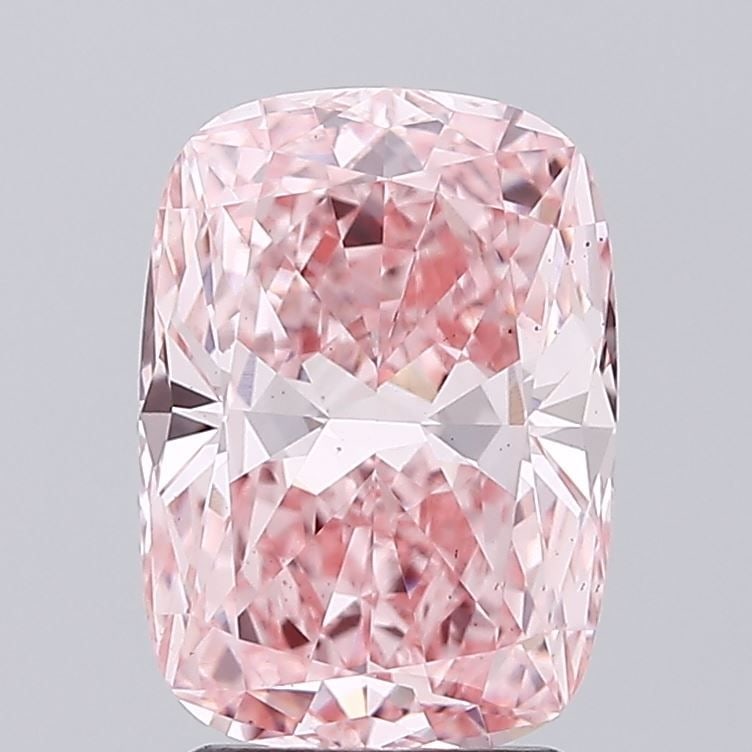 Loose Diamond - CUSHION MODIFIED 2.5ct Fancy Vivid Pink VS2: Loose Diamond - CUSHION MODIFIED 2.5ct Fancy Vivid Pink VS2 Source: This is a real non-mined Diamond that has been grown in a lab Shape: CUSHION MODIFIED Carats: 2.5 Color: Fancy Vivid Pink Certificat