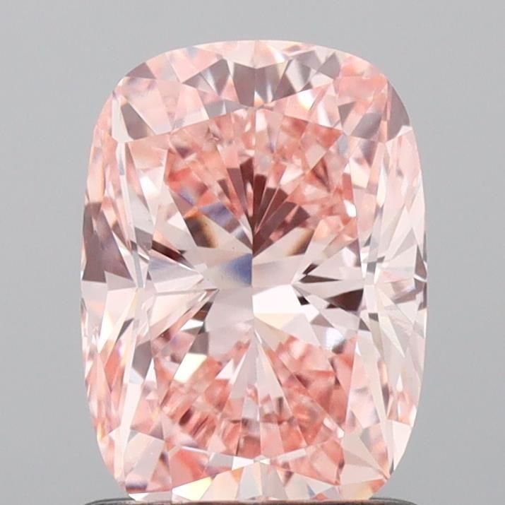 Loose Diamond - CUSHION MODIFIED 1.2ct Fancy Intense Pink VS1: Loose Diamond - CUSHION MODIFIED 1.2ct Fancy Intense Pink VS1 Source: This is a real non-mined Diamond that has been grown in a lab Shape: CUSHION MODIFIED Carats: 1.2 Color: Fancy Intense Pink Certif