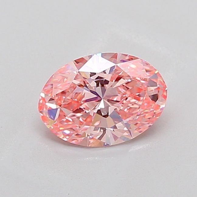 Loose Diamond - OVAL 1.53ct Fancy Vivid Pink VVS2: Loose Diamond - OVAL 1.53ct Fancy Vivid Pink VVS2 Source: This is a real non-mined Diamond that has been grown in a lab Shape: OVAL Carats: 1.53 Color: Fancy Vivid Pink Certification: IGI Video: