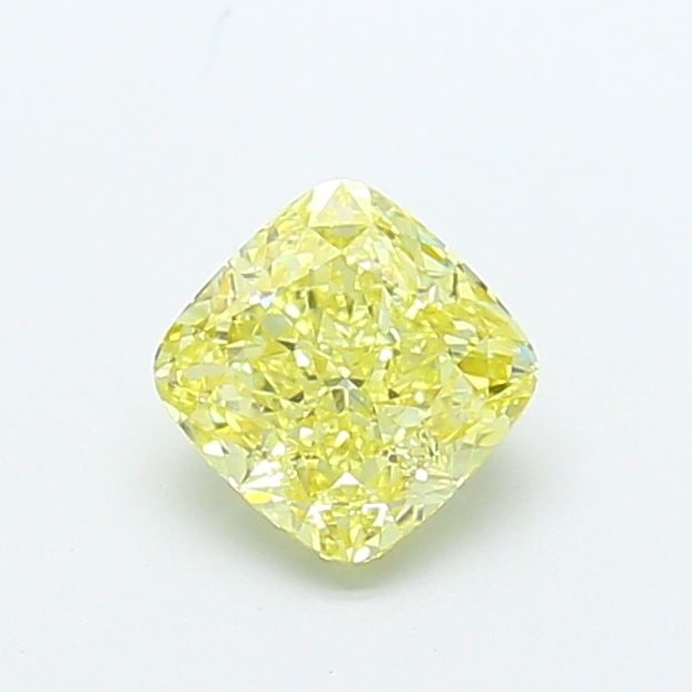 Loose Diamond - CUSHION MODIFIED 1.04ct Fancy Yellow VVS2: Loose Diamond - CUSHION MODIFIED 1.04ct Fancy Yellow VVS2 Source: This is a real non-mined Diamond that has been grown in a lab Shape: CUSHION MODIFIED Carats: 1.04 Color: Fancy Yellow Certification: 