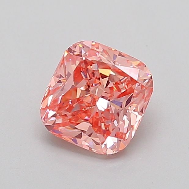 Loose Diamond - CUSHION MODIFIED 0.87ct Fancy Vivid Pink VVS2: Loose Diamond - CUSHION MODIFIED 0.87ct Fancy Vivid Pink VVS2 Source: This is a real non-mined Diamond that has been grown in a lab Shape: CUSHION MODIFIED Carats: 0.87 Color: Fancy Vivid Pink Certifi