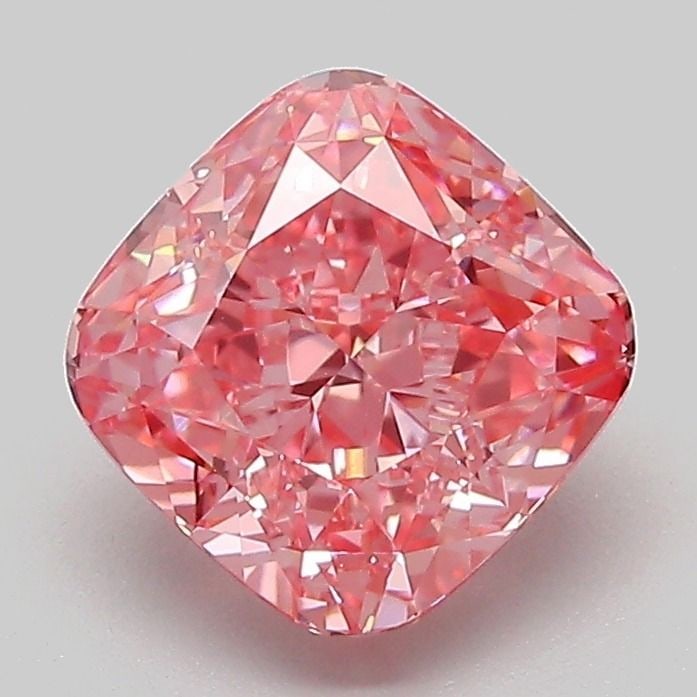 Loose Diamond - CUSHION MODIFIED 2.04ct Fancy Vivid Pink VVS2: Loose Diamond - CUSHION MODIFIED 2.04ct Fancy Vivid Pink VVS2 Source: This is a real non-mined Diamond that has been grown in a lab Shape: CUSHION MODIFIED Carats: 2.04 Color: Fancy Vivid Pink Certifi