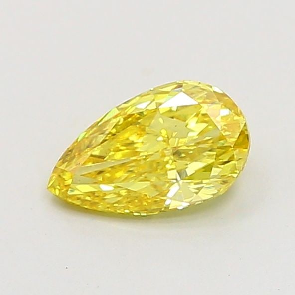 Loose Diamond - PEAR 1.02ct Fancy Vivid Yellow VS2: Loose Diamond - PEAR 1.02ct Fancy Vivid Yellow VS2 Source: This is a real non-mined Diamond that has been grown in a lab Shape: PEAR Carats: 1.02 Color: Fancy Vivid Yellow Certification: IGI Video: