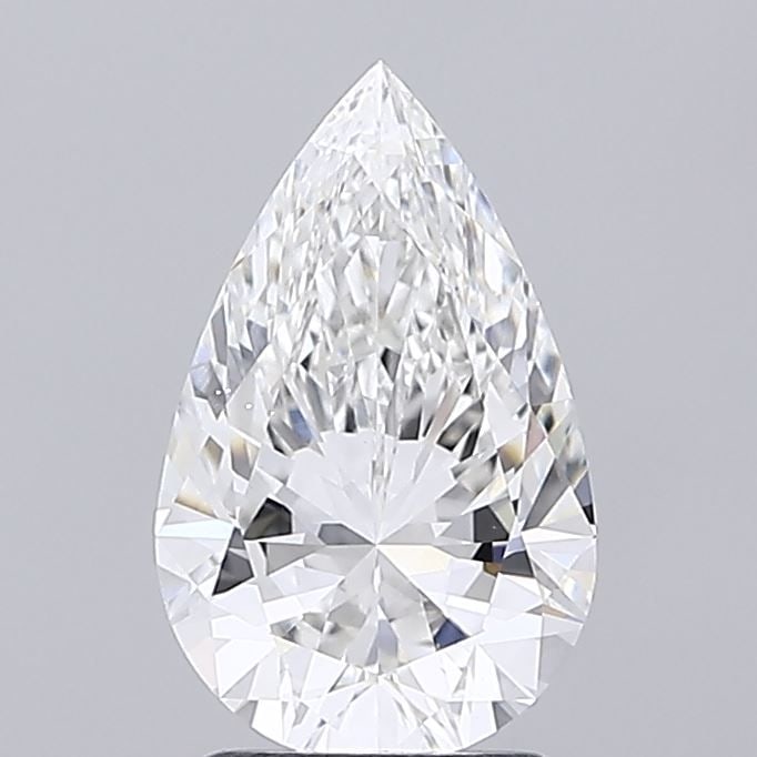 Loose Diamond - PEAR 2.01ct F VS1: Loose Diamond - PEAR 2.01ct F VS1 Source: This is a real non-mined Diamond that has been grown in a lab Shape: PEAR Carats: 2.01 Color: F Clarity: VS1 Certification: IGI Video: