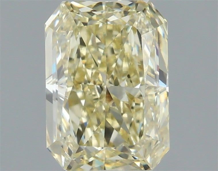 Loose Diamond - RADIANT 1.6ct Fancy Light Yellow VVS2: Loose Diamond - RADIANT 1.6ct Fancy Light Yellow VVS2 Source: This is a real non-mined Diamond that has been grown in a lab Shape: RADIANT Carats: 1.6 Color: Fancy Light Yellow Certification: IGI Vide