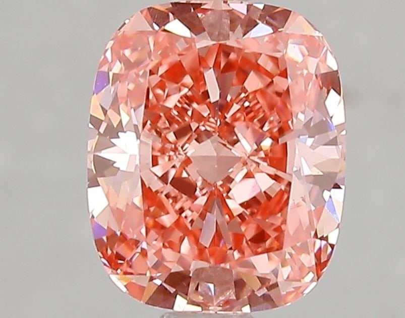 Loose Diamond - CUSHION MODIFIED 2.01ct Fancy Vivid Pink VS1: Loose Diamond - CUSHION MODIFIED 2.01ct Fancy Vivid Pink VS1 Source: This is a real non-mined Diamond that has been grown in a lab Shape: CUSHION MODIFIED Carats: 2.01 Color: Fancy Vivid Pink Certific