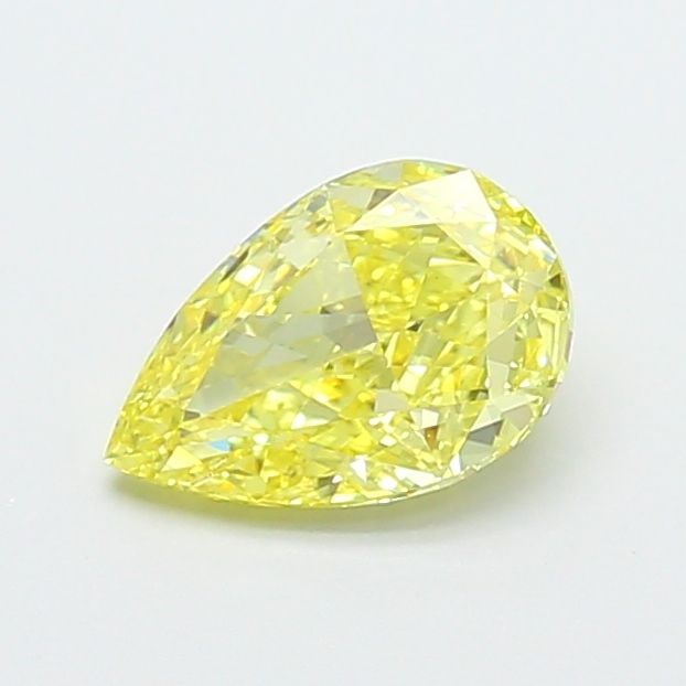 Loose Diamond - PEAR 1.32ct Fancy Vivid Yellow VS1: Loose Diamond - PEAR 1.32ct Fancy Vivid Yellow VS1 Source: This is a real non-mined Diamond that has been grown in a lab Shape: PEAR Carats: 1.32 Color: Fancy Vivid Yellow Certification: IGI Video:
