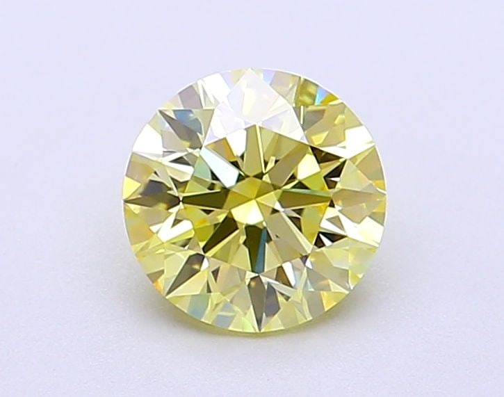 Ideal Loose Diamond - ROUND 1.08ct Fancy Yellow VVS2: Ideal Loose Diamond - ROUND 1.08ct Fancy Yellow VVS2 Source: This is a real non-mined Diamond that has been grown in a lab Shape: ROUND Carats: 1.08 Color: Fancy Yellow Certification: IGI Video: