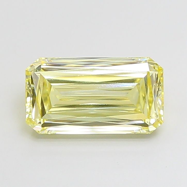 Loose Diamond - RADIANT 3.08ct Fancy Yellow VVS2: Loose Diamond - RADIANT 3.08ct Fancy Yellow VVS2 Source: This is a real non-mined Diamond that has been grown in a lab Shape: RADIANT Carats: 3.08 Color: Fancy Yellow Certification: IGI Video:
