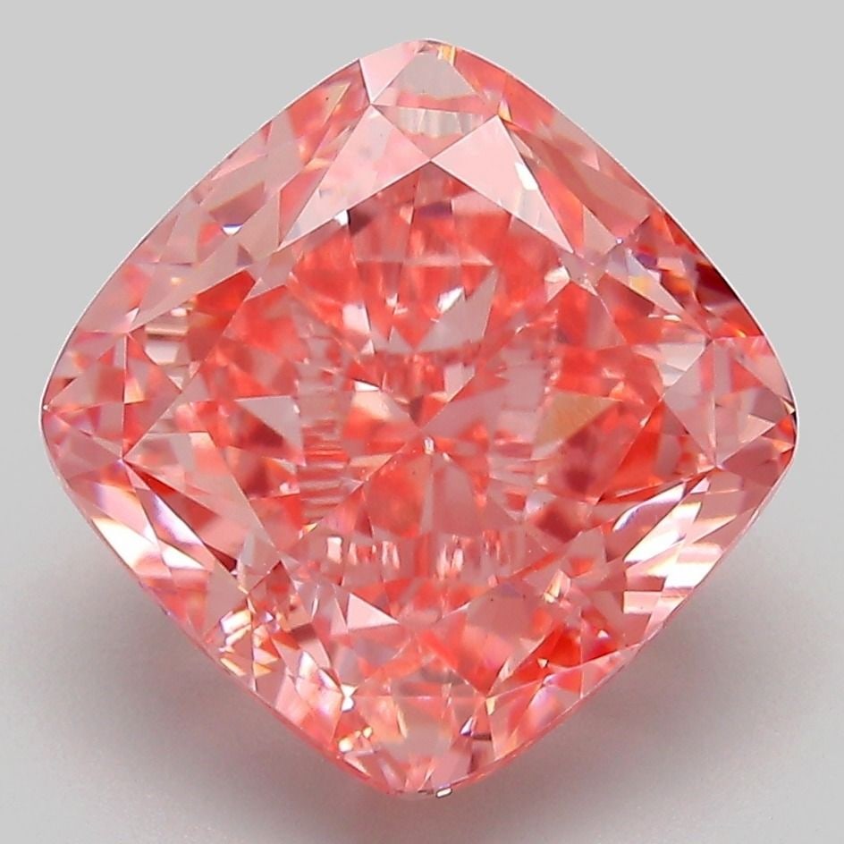 Loose Diamond - CUSHION MODIFIED 6.09ct Fancy Vivid Pink VS1: Loose Diamond - CUSHION MODIFIED 6.09ct Fancy Vivid Pink VS1 Source: This is a real non-mined Diamond that has been grown in a lab Shape: CUSHION MODIFIED Carats: 6.09 Color: Fancy Vivid Pink Certific