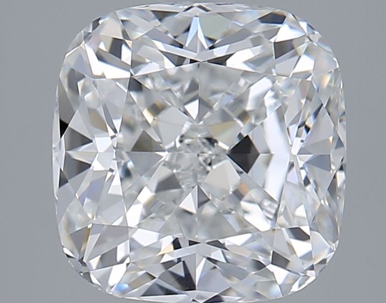 Loose Diamond - CUSHION BRILLIANT 2.46ct E VVS2: Loose Diamond - CUSHION BRILLIANT 2.46ct E VVS2 Source: This is a real non-mined Diamond that has been grown in a lab Shape: CUSHION BRILLIANT Carats: 2.46 Color: E Clarity: VVS2 Certification: GIA Vi