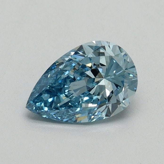 Loose Diamond - PEAR 0.5ct Fancy Blue VS1: Loose Diamond - PEAR 0.5ct Fancy Blue VS1 Source: This is a real non-mined Diamond that has been grown in a lab Shape: PEAR Carats: 0.5 Color: Fancy Blue Certification: NONE Video: